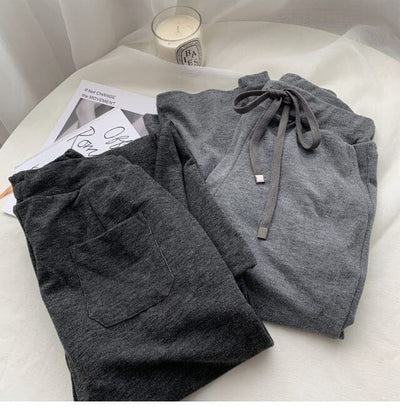 Viola™ - Drape Snow Cotton Casual Pants
