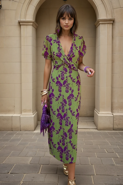 Lison | Long Floral Print Dress for Women