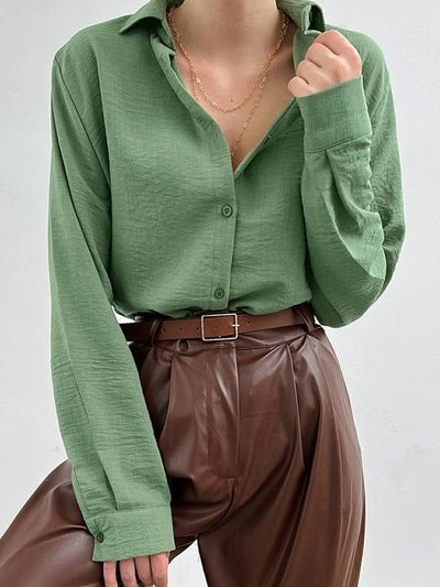 Nyla™ - Draped Collar Casual Cardigan