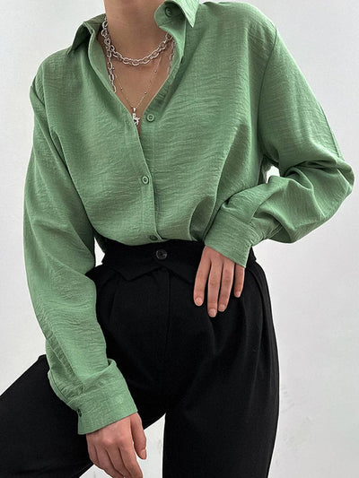 Nyla™ - Draped Collar Casual Cardigan
