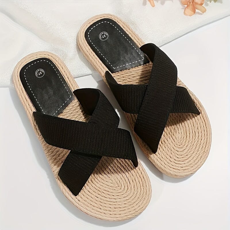 Alexa Comfortable Sandals with Solid Color