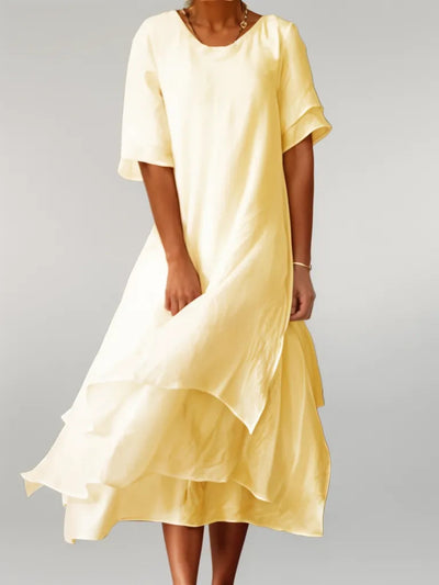 Eloise | Elegant Long Cotton Dress