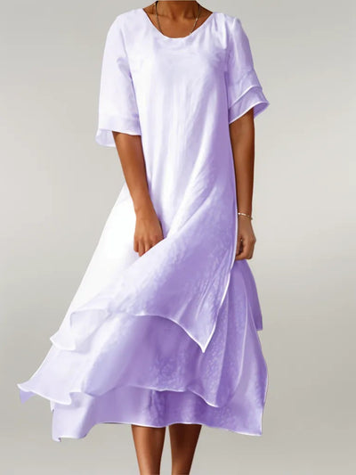 Eloise | Elegant Long Cotton Dress