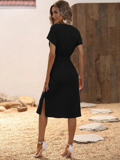 Charline | Buttoned Dress in Refined Style