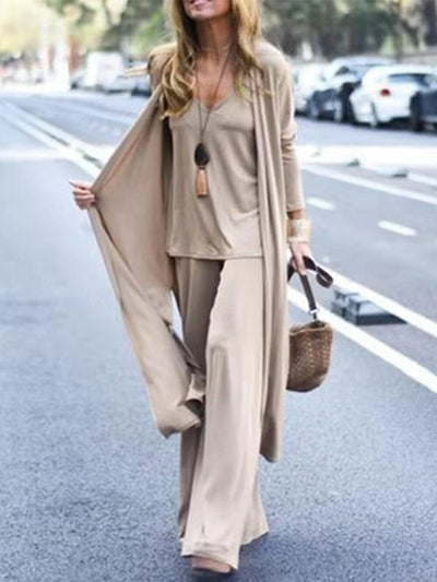 Amalia Vest & Top Pants with Wide Legs