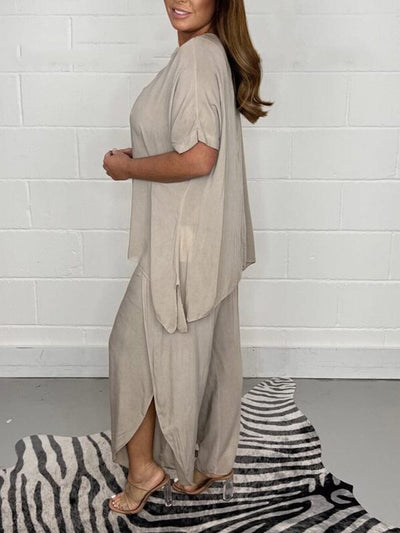 Felicia Casual Pants with Floating Sleeves