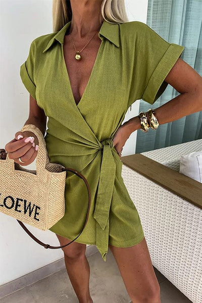 Carolina Half Sleeves Jumpsuit