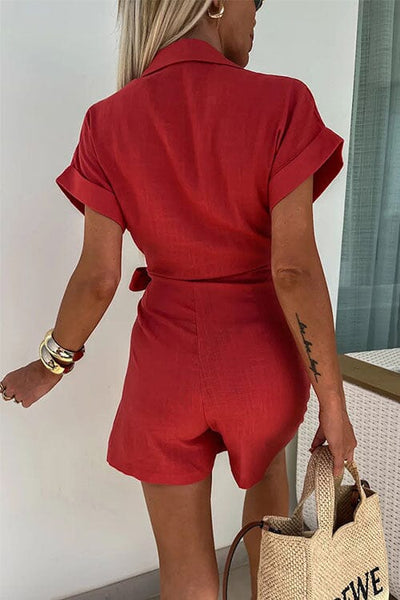 Carolina Half Sleeves Jumpsuit