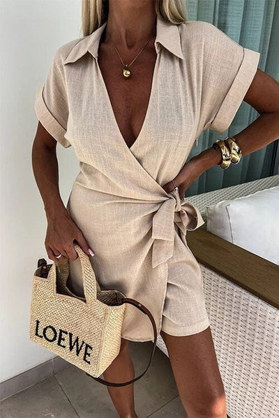 Carolina Half Sleeves Jumpsuit