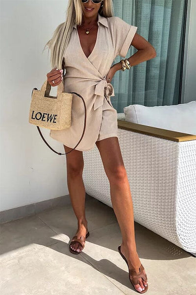 Carolina Half Sleeves Jumpsuit