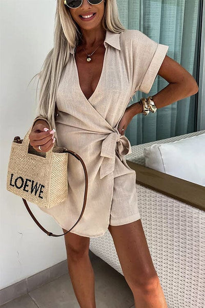 Carolina Half Sleeves Jumpsuit