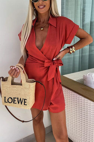 Carolina Half Sleeves Jumpsuit