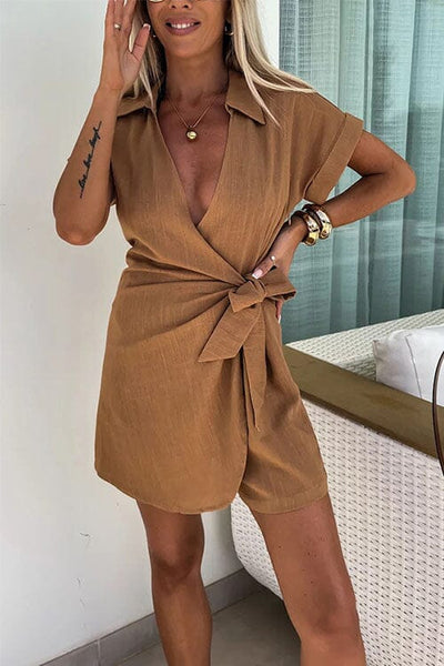 Carolina Half Sleeves Jumpsuit