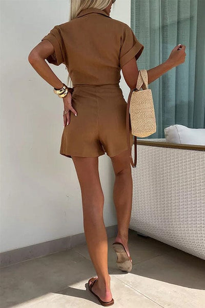 Carolina Half Sleeves Jumpsuit