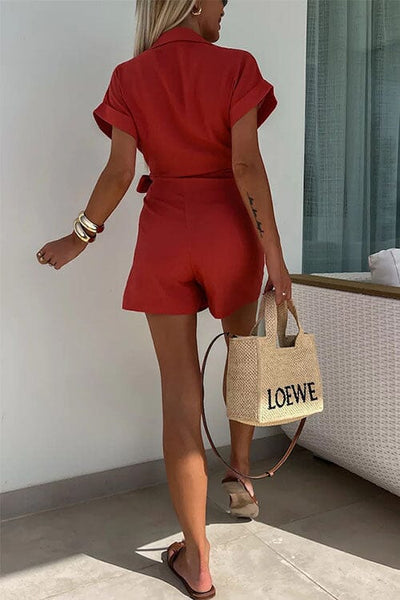Carolina Half Sleeves Jumpsuit