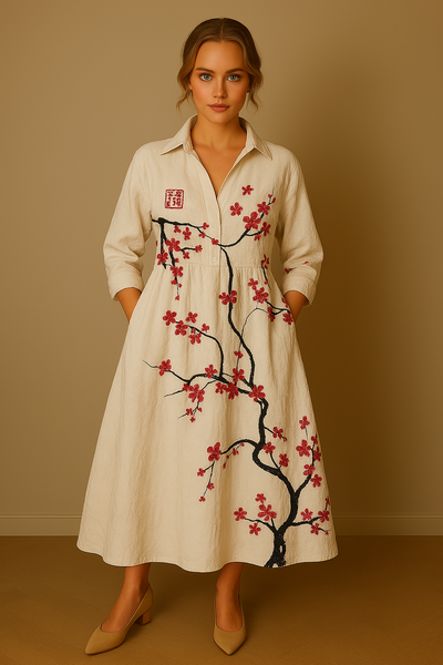 Madeleine | Elegant Floral Dress for Women