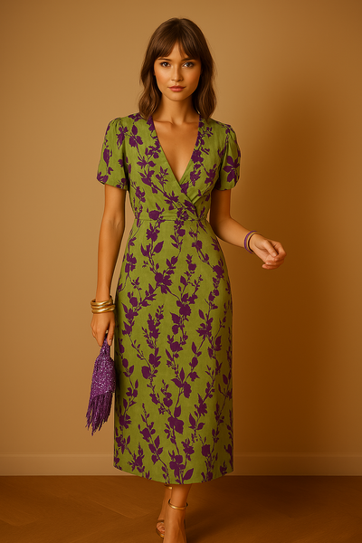 Lison | Long Floral Print Dress for Women