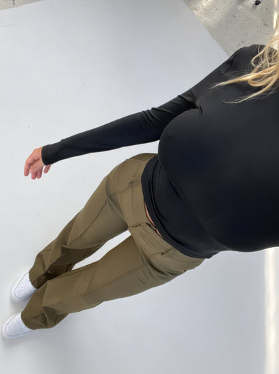 Lena Casual Wide-Leg Trousers