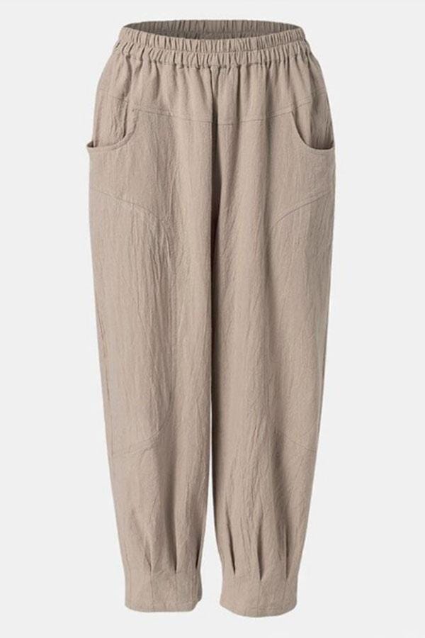 Carline™ - Casual Harem Pants with Side Pockets