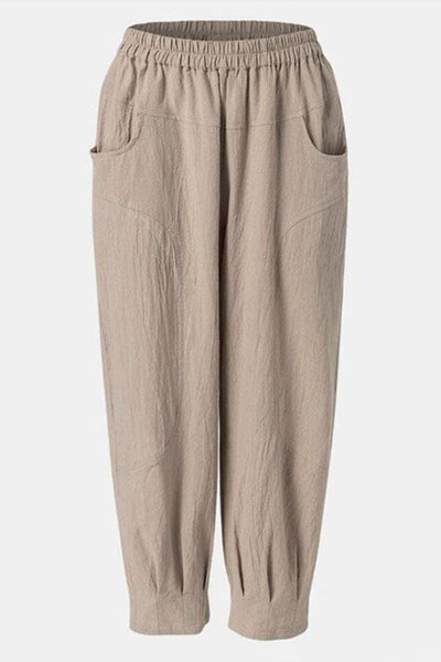 Carline™ - Casual Harem Pants with Side Pockets