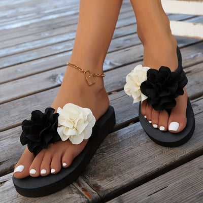 Tiara Women's Floral Thong Sandals