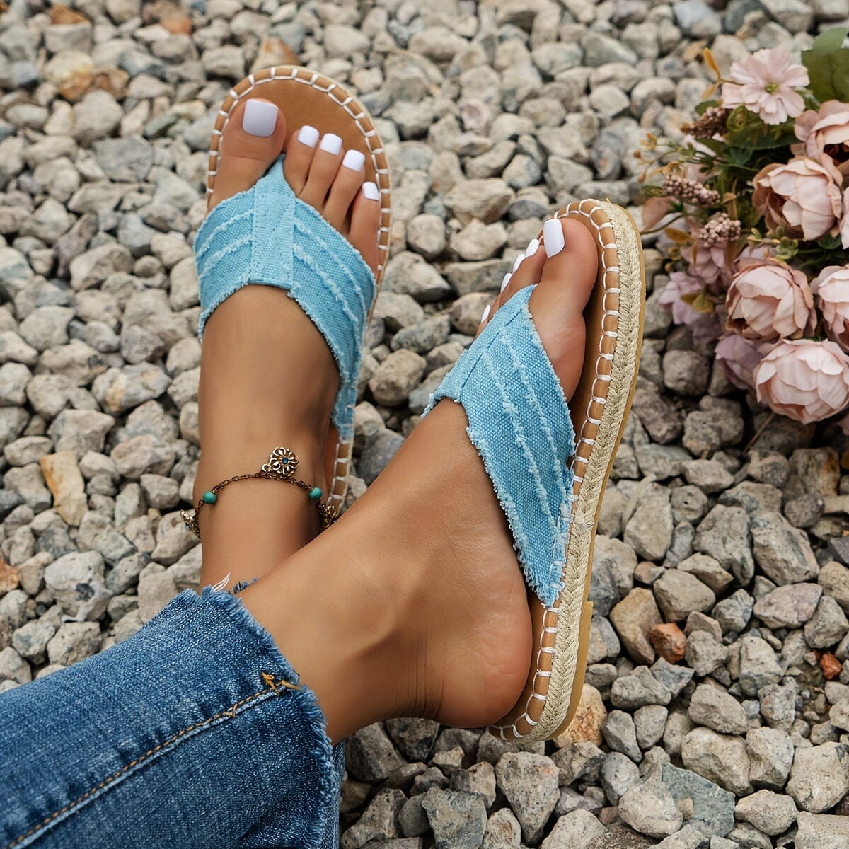 Beatrix Summer New Flat Boho Shoes