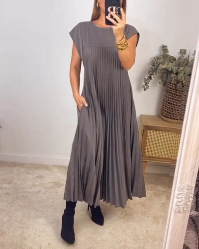Lara Pleated Dress