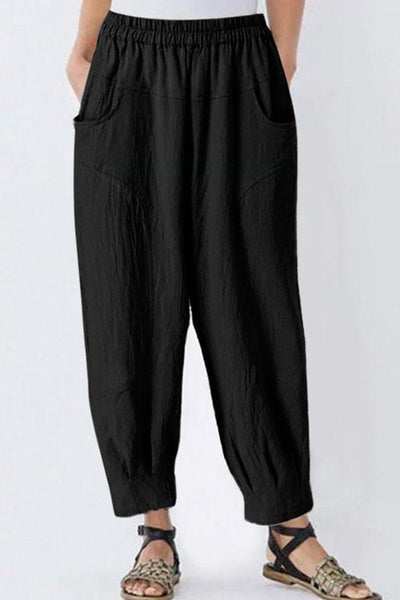 Carline™ - Casual Harem Pants with Side Pockets