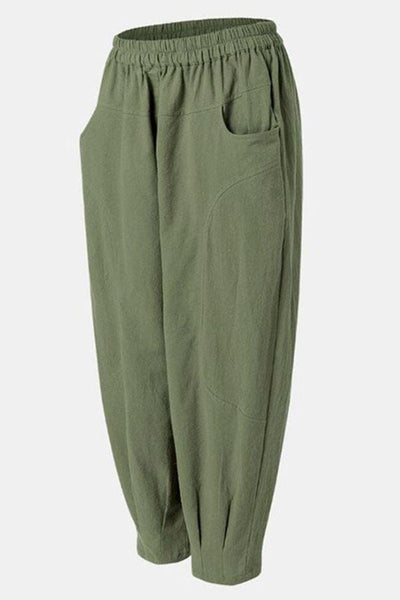 Carline™ - Casual Harem Pants with Side Pockets