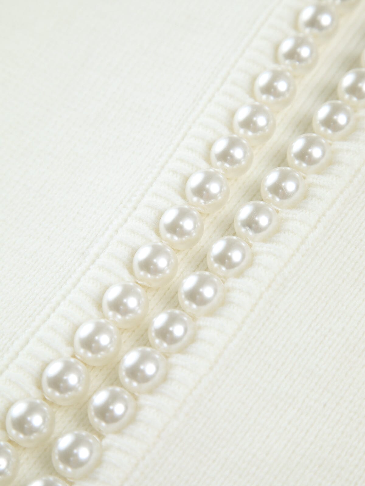 Milena™ - Cardigan with Pearls and Rips