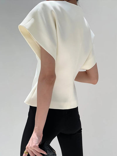 Reina V-Neck Asymmetric Top