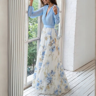 Dolores | Elegant Floral Maxi Dress