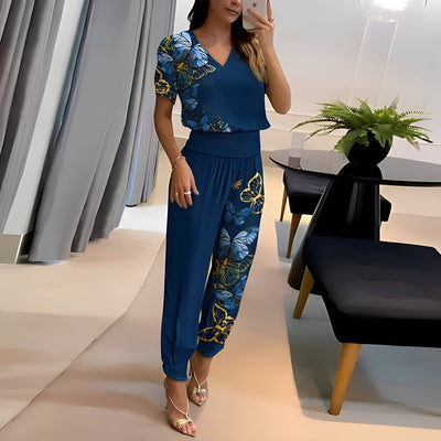 Narella Fashionable Blouse Trouser Set