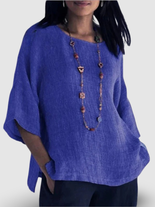 Crewneck | Cotton Shirt Top