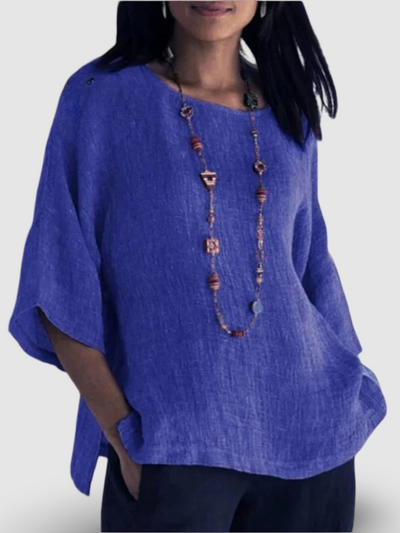 Crewneck | Cotton Shirt Top