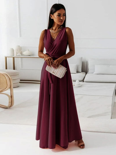 Nina Maxi Dress with V-neck