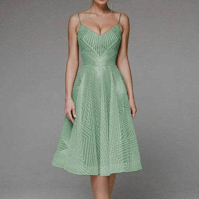 Lucie | Elegant Dress with Open Back