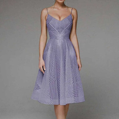 Lucie | Elegant Dress with Open Back