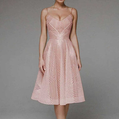 Lucie | Elegant Dress with Open Back