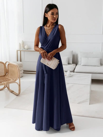 Nina Maxi Dress with V-neck