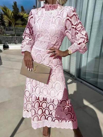 Karin Elegant Lace Maxi Dress