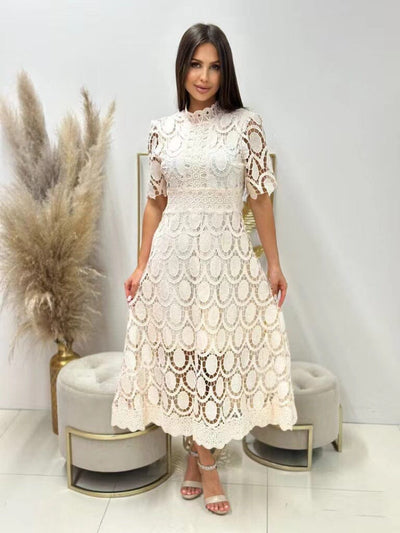 Karin Elegant Lace Maxi Dress