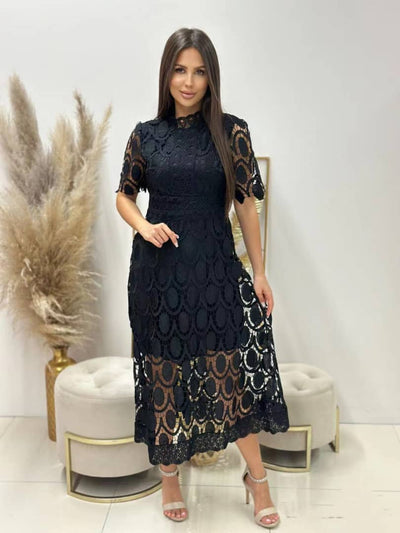 Karin Elegant Lace Maxi Dress