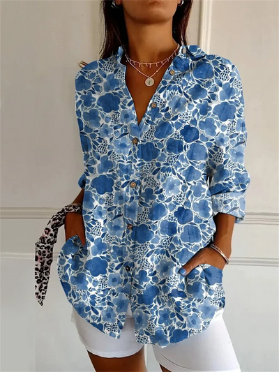 Sophie | Printed Three Quarter Sleeve Shirt