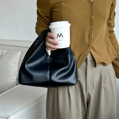 KLARA™ | Leather Twirl Tote Bag