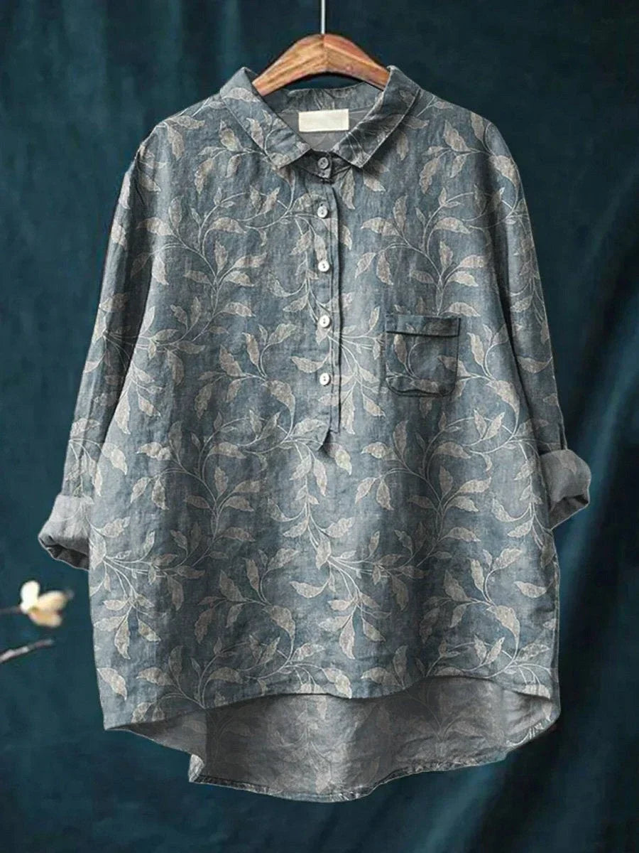 Elsie | Misty Leaf Shirt