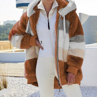 Fibi™ | Cozy Plush Vest with Hood - Delightfully Warm, Soft & Stylish