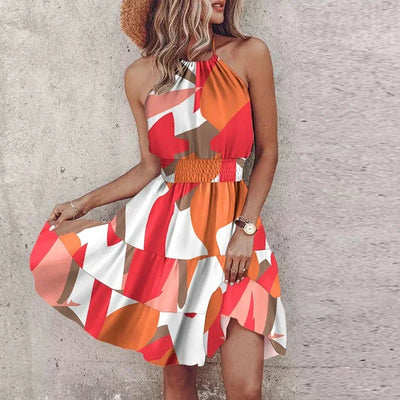 Angela Chic Halter Dress