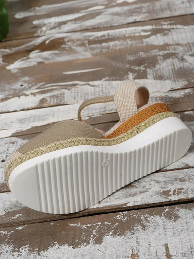 Courtney Closed Toe Wedge Orthopedic Sandals