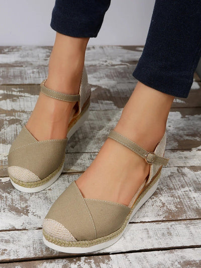Courtney Closed Toe Wedge Orthopedic Sandals
